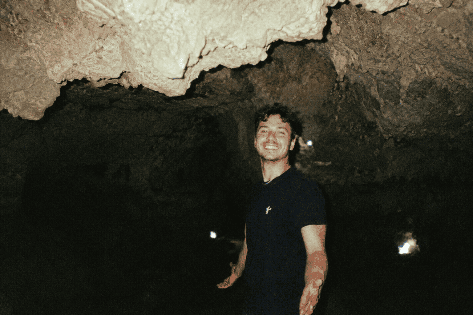 Guest on Caves tour in Okinawa