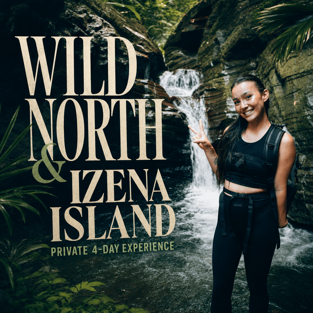 AI-generated mini cover for Wild North & Izena Island — Private 4-Day Experience